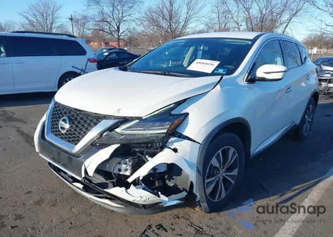 2020 Nissan Murano S Intelligent Awd z USA, uszkodzony, nr VIN 5N1AZ2AS2LN148675